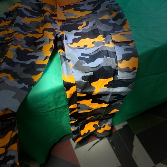 #camouflage Cargo Pants, - Picture 5 of 14